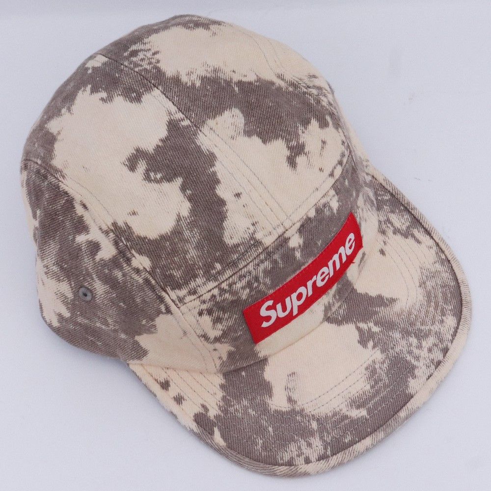 Supreme 25SS Denim Camp Cap Bleachedブリーチ SUPREME Denim Camp Cap Bleached - メルカリ