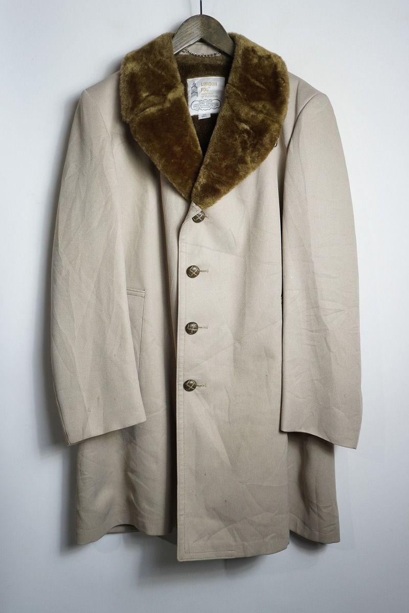 70S 80S LONDON FOG ロンドンフォグ 裏 ボア ランチ コート アウター