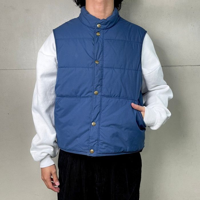 希少 90s L.L.BEAN 中綿 フィールド コート ジャケット USA 80年代 USA製 L.L.Bean エルエルビーン 中綿 ナイロンベスト メンズM