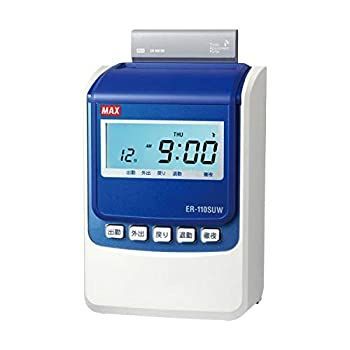 格安，限定SALE 【中古】マックス タイムレコーダー ホワイトER-110SUW 1台 その他
