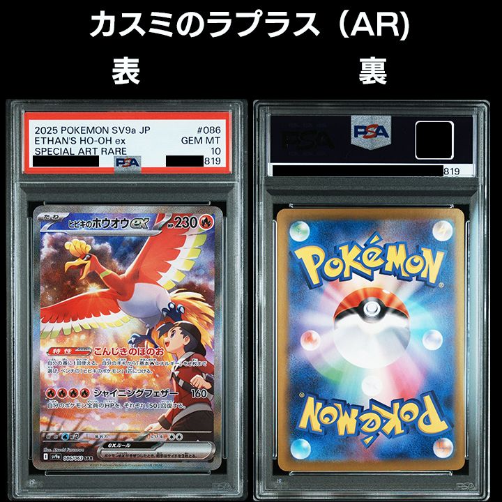 シロナのガブリアス、ヒビキのホウオウ2連番PSA10 ヒビキのホウオウex SAR シロナのガブリアスex SAR 連番 PSA10 2連番】