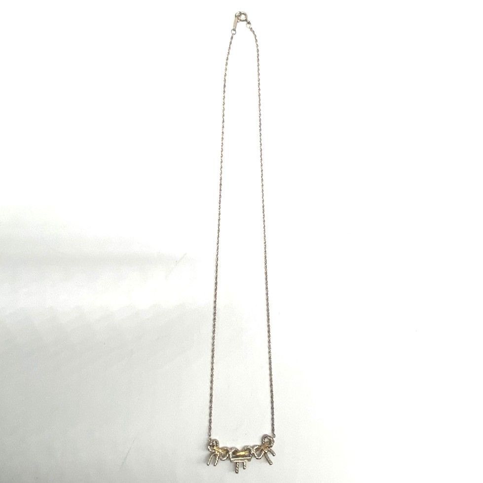☆TIFFANY＆CO. ティファニー トリプルリボンネックレス シルバー925