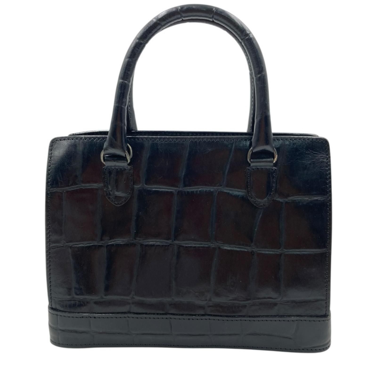 JEAN PAUL GAULTIER ジャンポールゴルチエ ハンドバッグ クロコ レザー