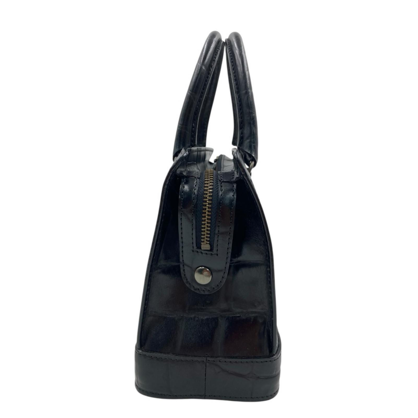 JEAN PAUL GAULTIER ジャンポールゴルチエ ハンドバッグ クロコ レザー