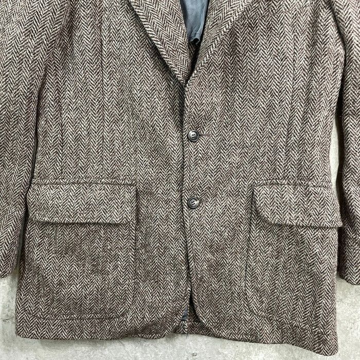 80年代 HARRIS TWEED ハリスツイード ヘリンボーン ウールテーラード