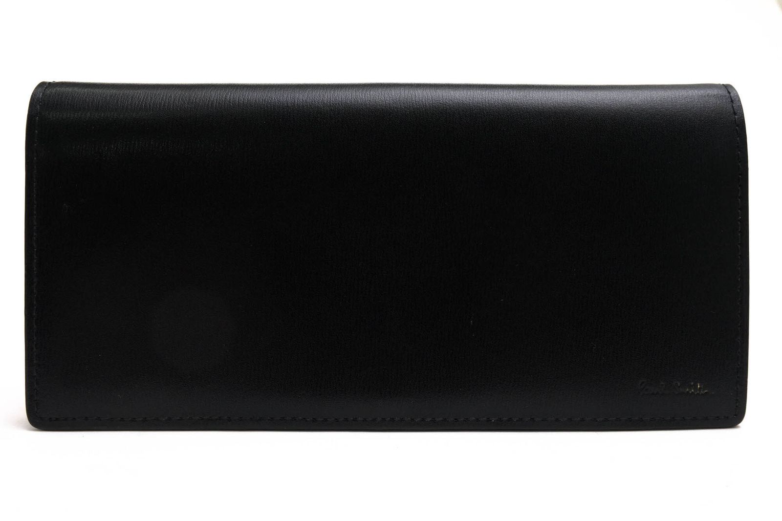 WINさん専用】ポールスミス 長財布 ラウンドファスナー 本革 黒×青