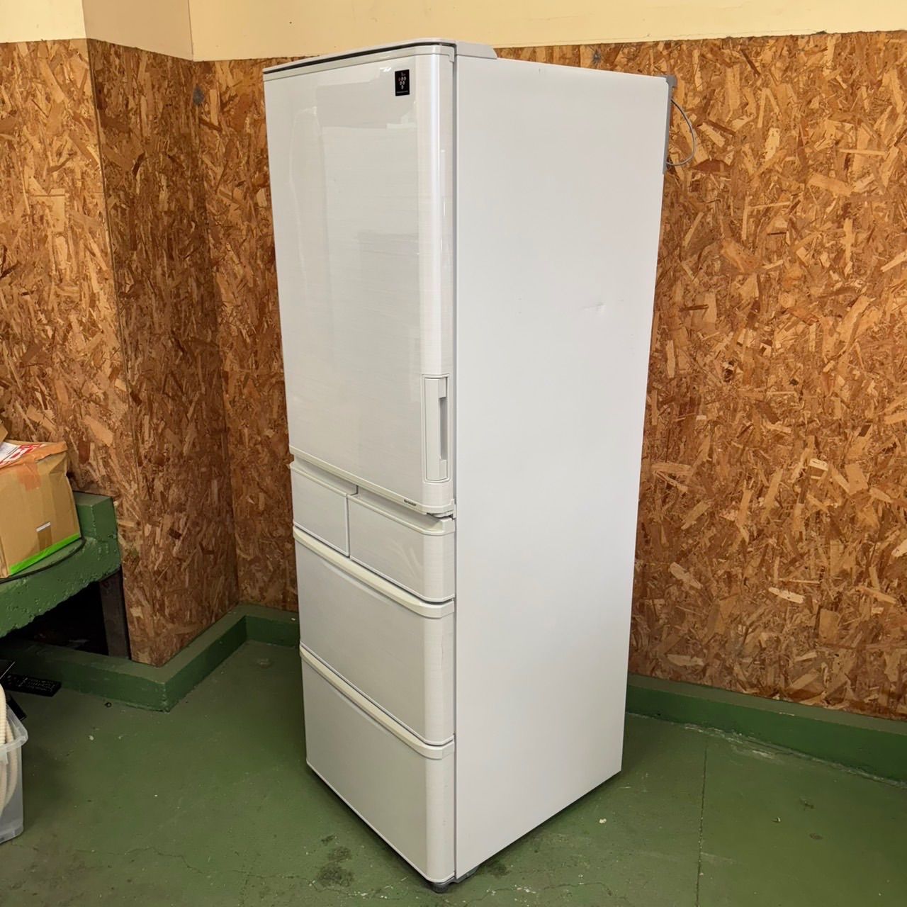 271 送料設置無料 SHARP自動製氷機能付き大型冷蔵庫 412L 洗濯機 400L