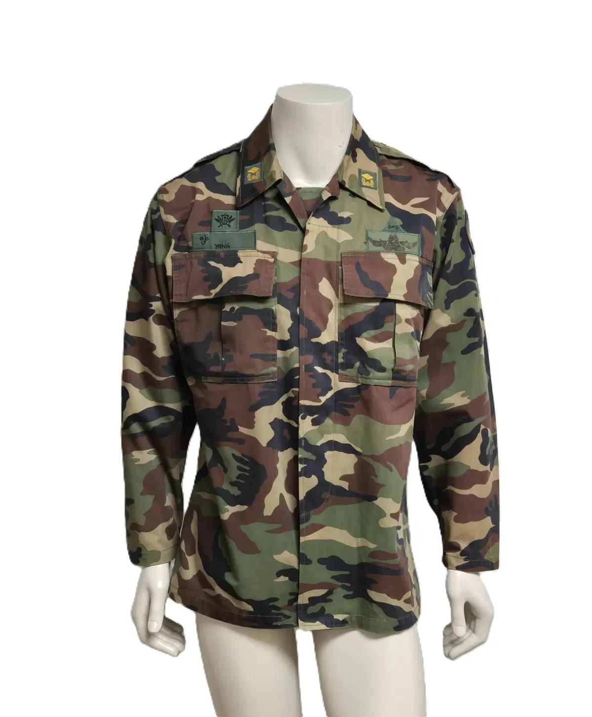 ミリタリー ウッドランド キャミカル 科学服 上下セット U.S.ARMY 90