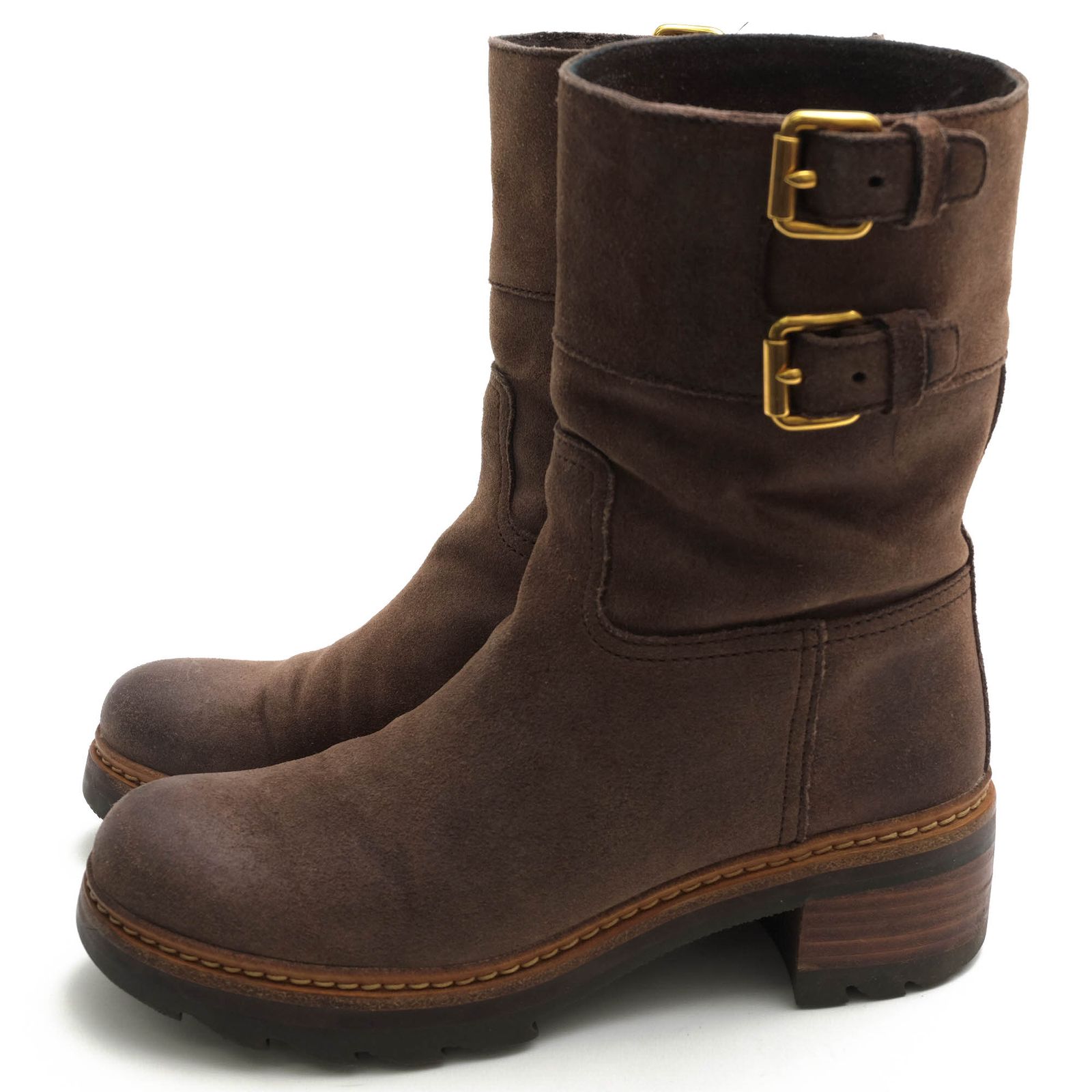 プラダ／PRADA エンジニアブーツ シューズ 靴 レディース 女性 女性用