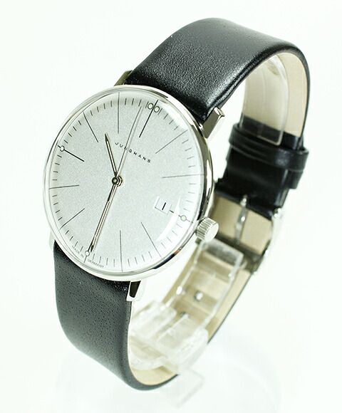 ユンハンス マックスビル レディ 047 4251 02 サファイアクリスタル 腕時計 レディース Max Bill レザーストラップ