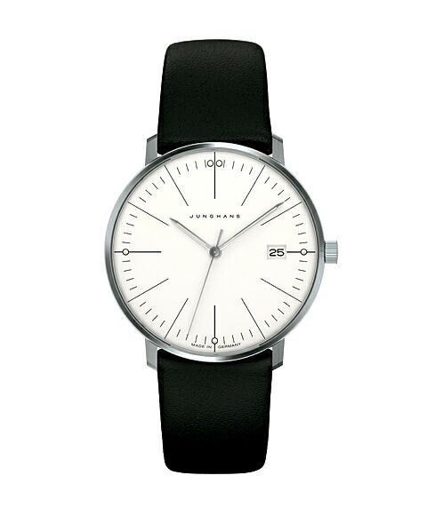 ユンハンス マックスビル レディ 047 4251 02 サファイアクリスタル 腕時計 レディース Max Bill レザーストラップ