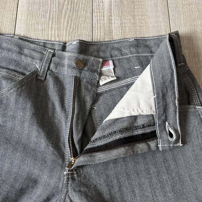 Pointer Herringbone Painter Pants USA W32 L30 Actual W32.3 L30.3