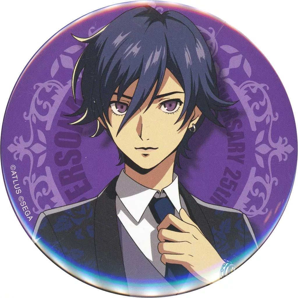 中古】バッジ・ピンズ 主人公(ペルソナ1) 缶バッジ 「セガ ラッキー