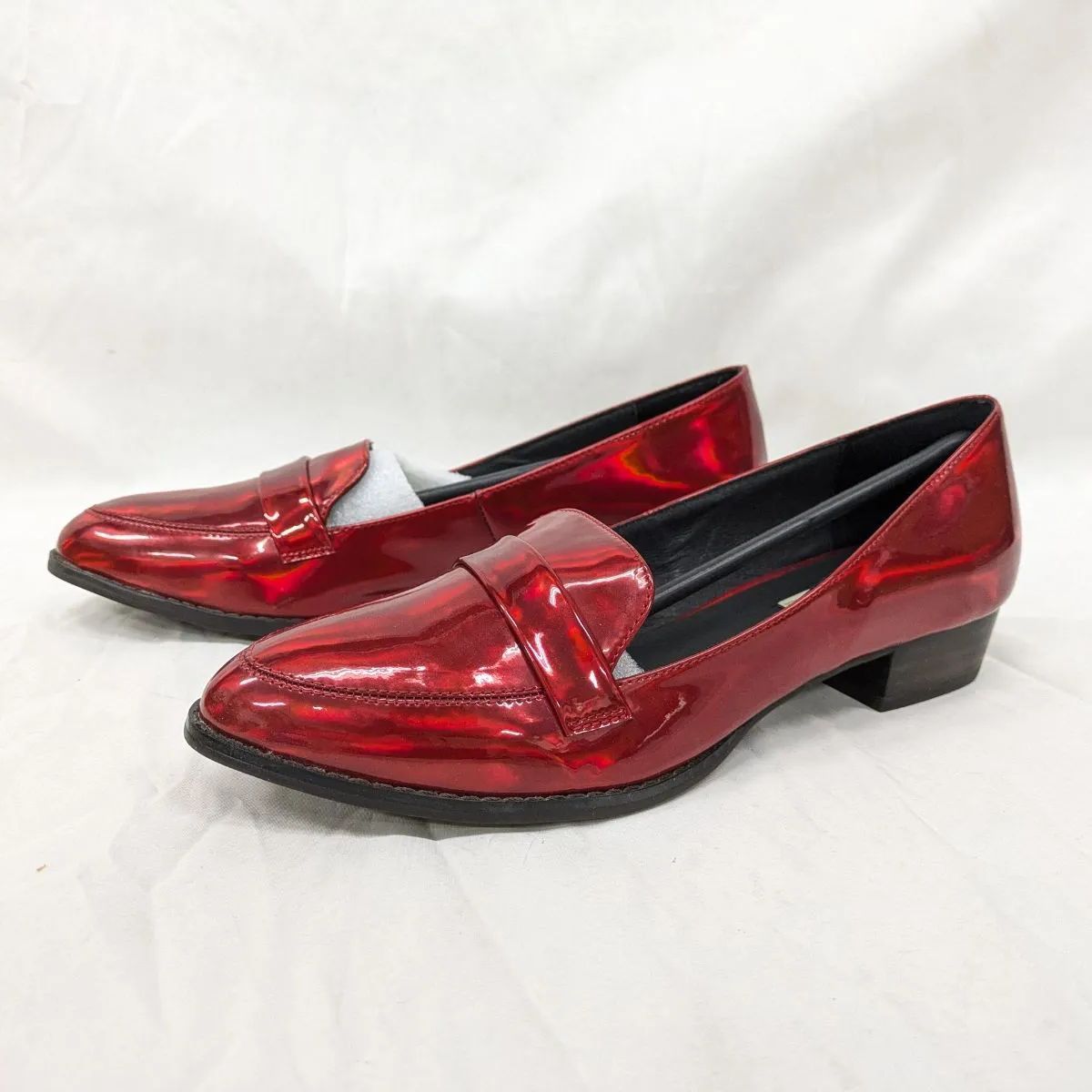 未使用 BUFFALO LONDON ローファー エナメル レッド 140116 PU size40 約25cm - メルカリ