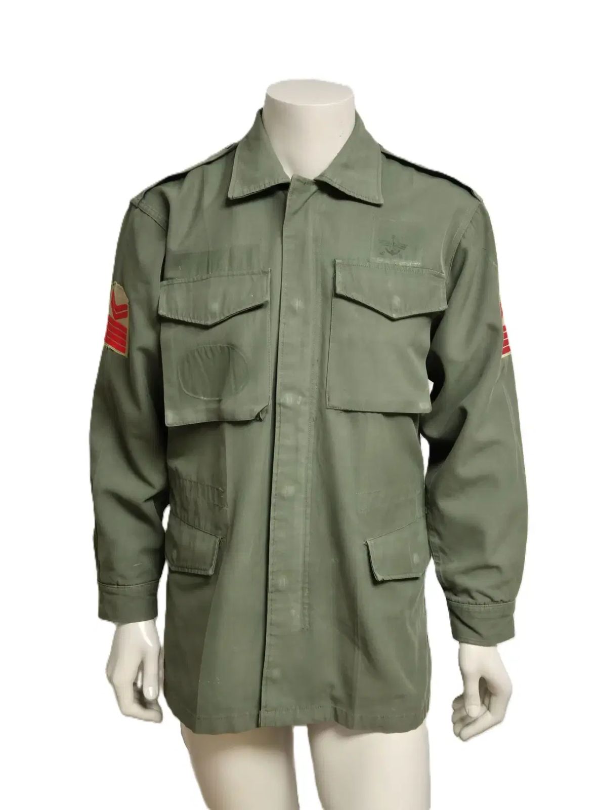 ミリタリー 旧モデル 中佐 民柄 野戦トップス 軍服 トップス ジャケット L