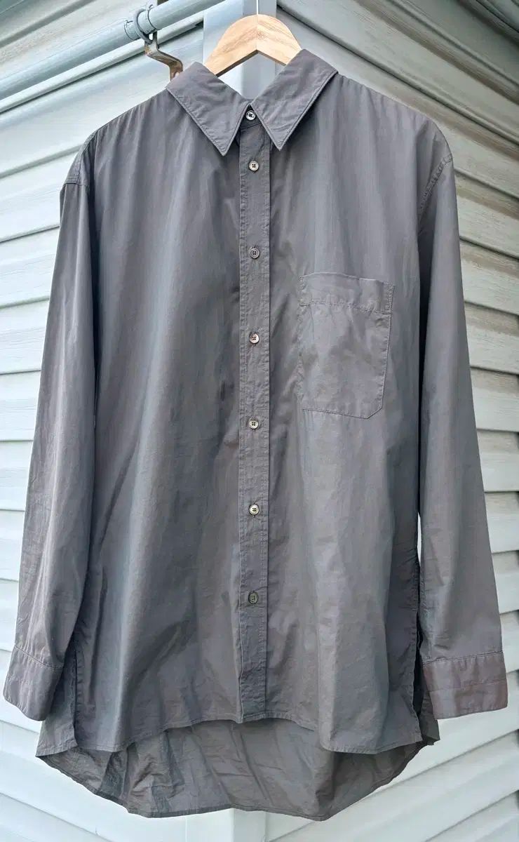 ルメール ストレート カラ シャツ コーヒー 48