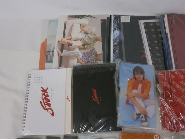 中古品 KinKi Kids 堂本光一 ツアーグッズ 他 キーホルダー クリア