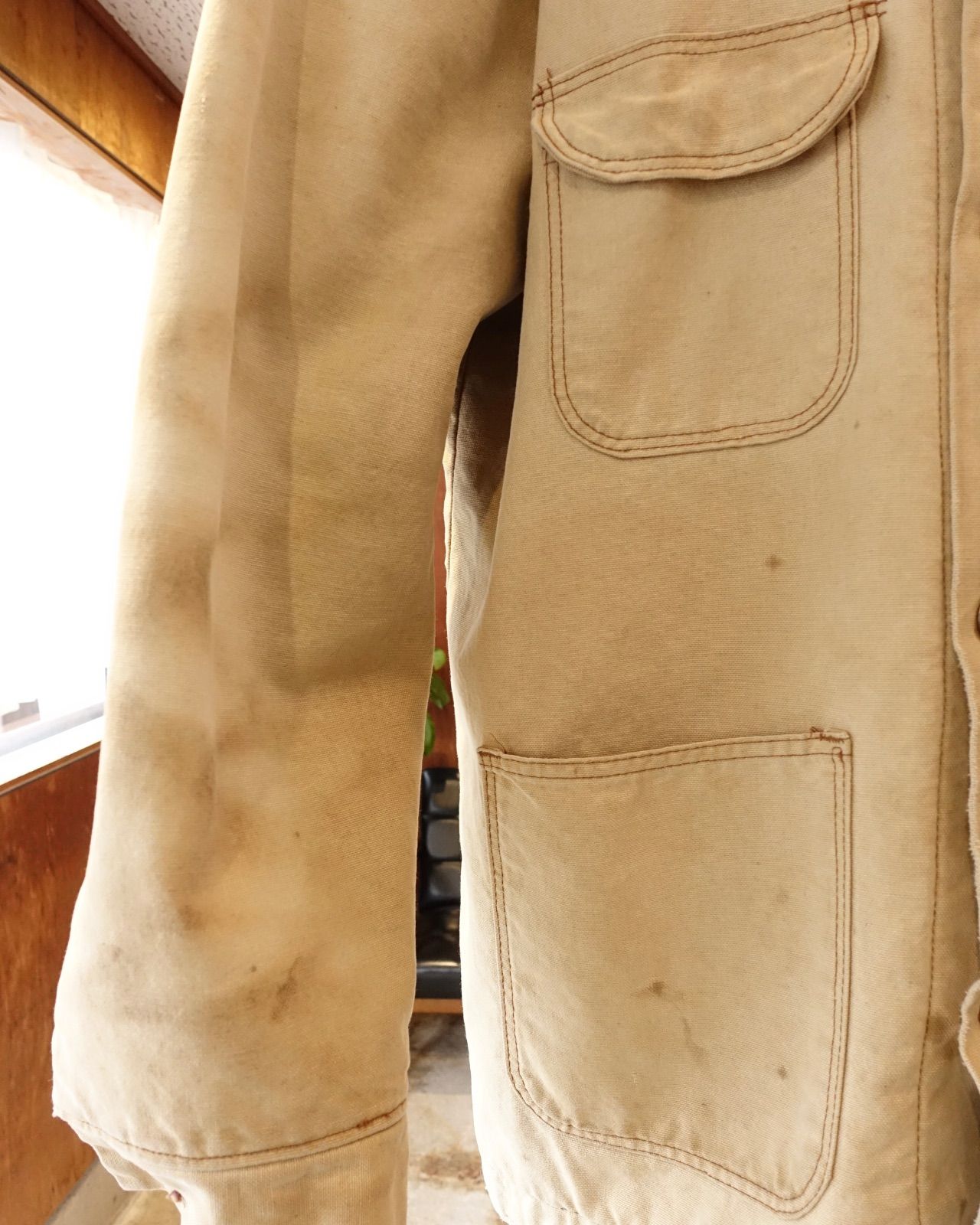 90s BIG BEN ビッグベン ダック地 カバーオール 裏ブランケット 42