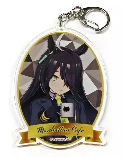 中古】雑貨 マンハッタンカフェ(勝負服) アクリルキーホルダー 「ウマ