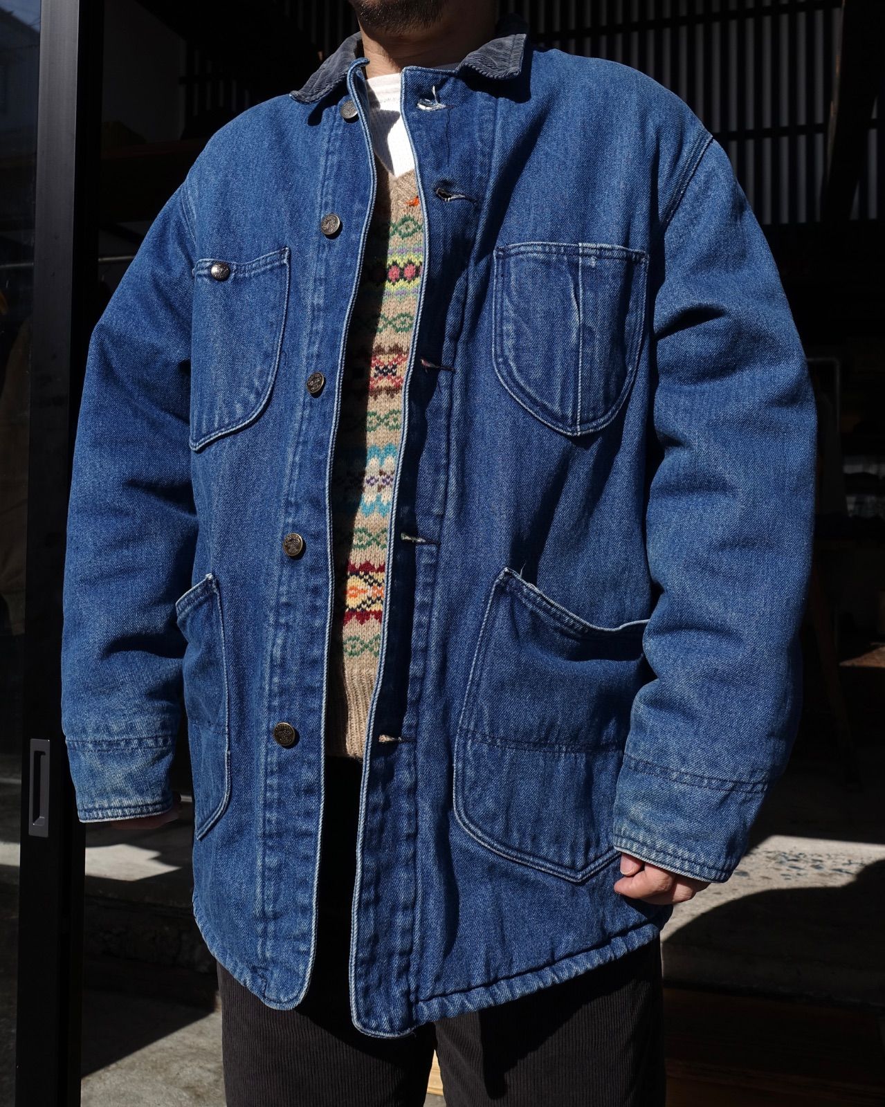 90s carter's カーターズ デニム カバーオール アメリカ製 USA製 M