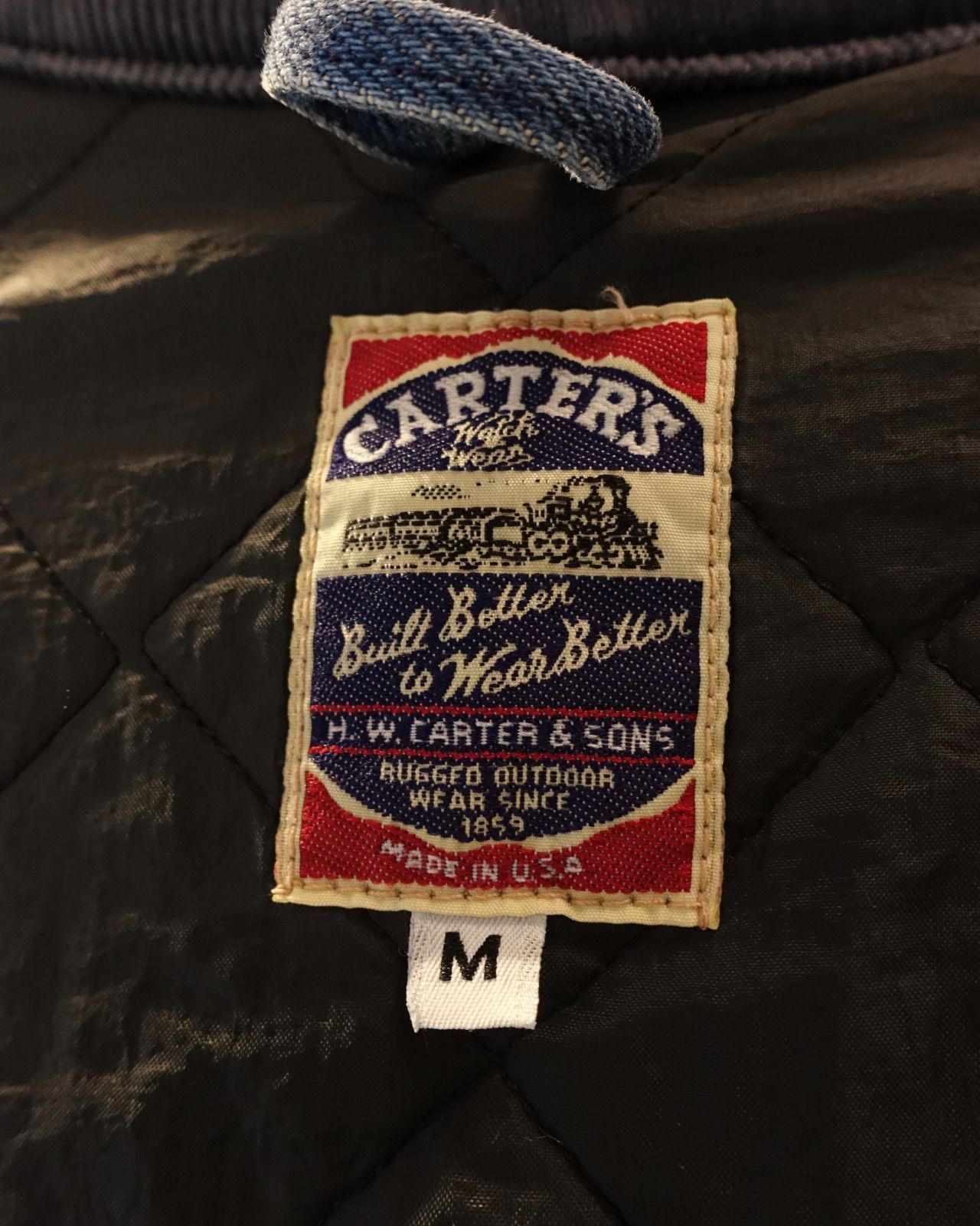 90s carter's カーターズ デニム カバーオール アメリカ製 USA製 M