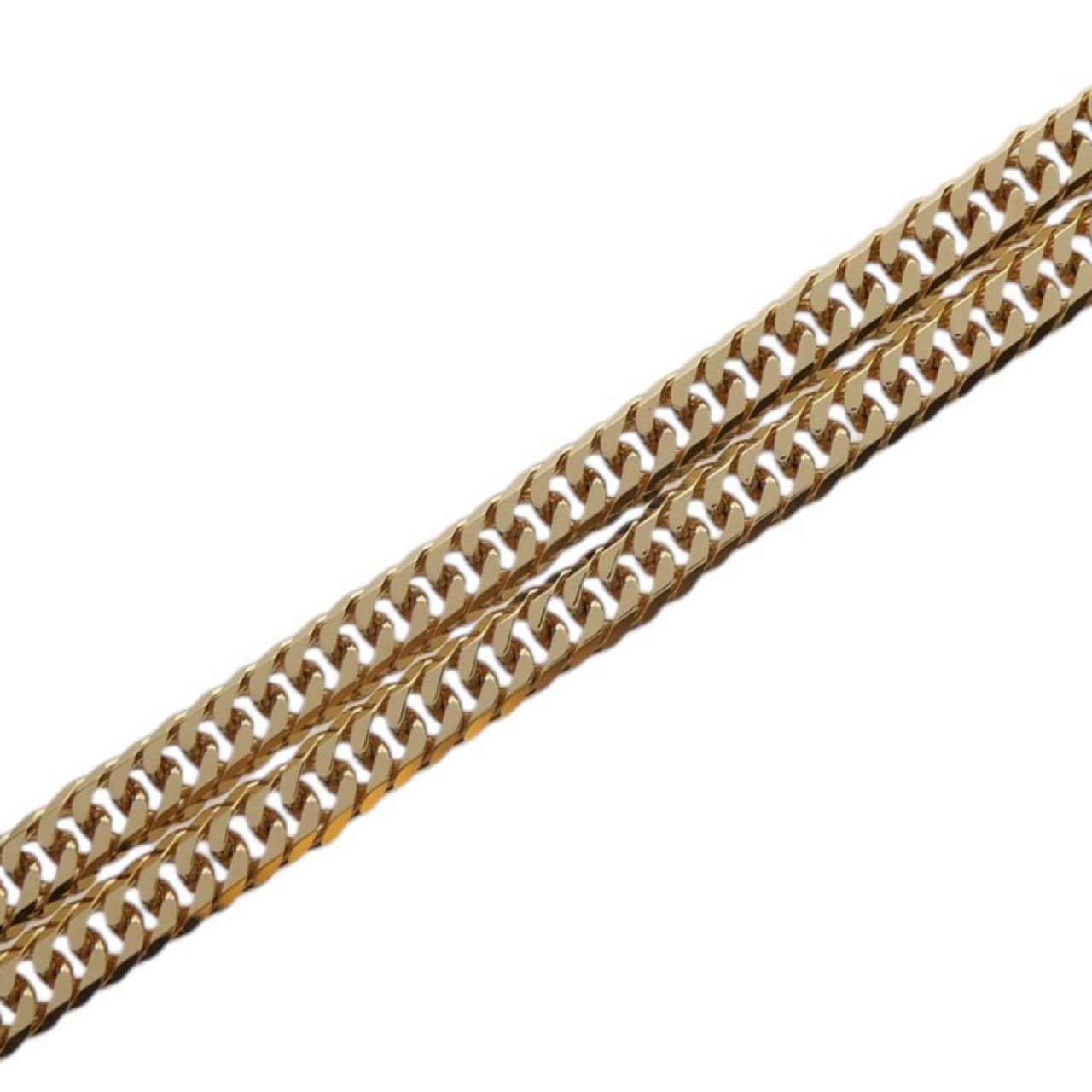 新品】喜平ネックレス K18 18金 750 6面ダブル 20.8g 40cm 4.3mm