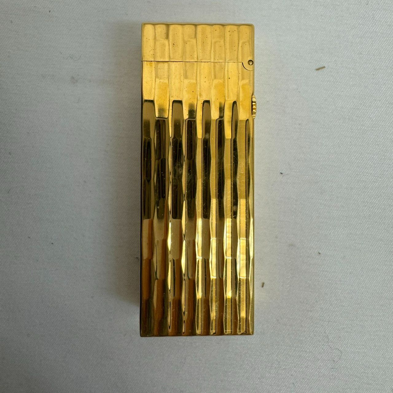 K ダンヒル ライター ローラータイプ バンブーデザイン ゴールド