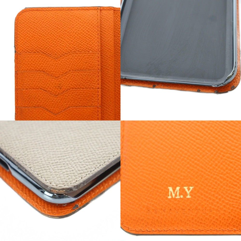 ボナベンチュラ BONAVENTURA iPhone11 pro max 手帳型ケース レザー 本