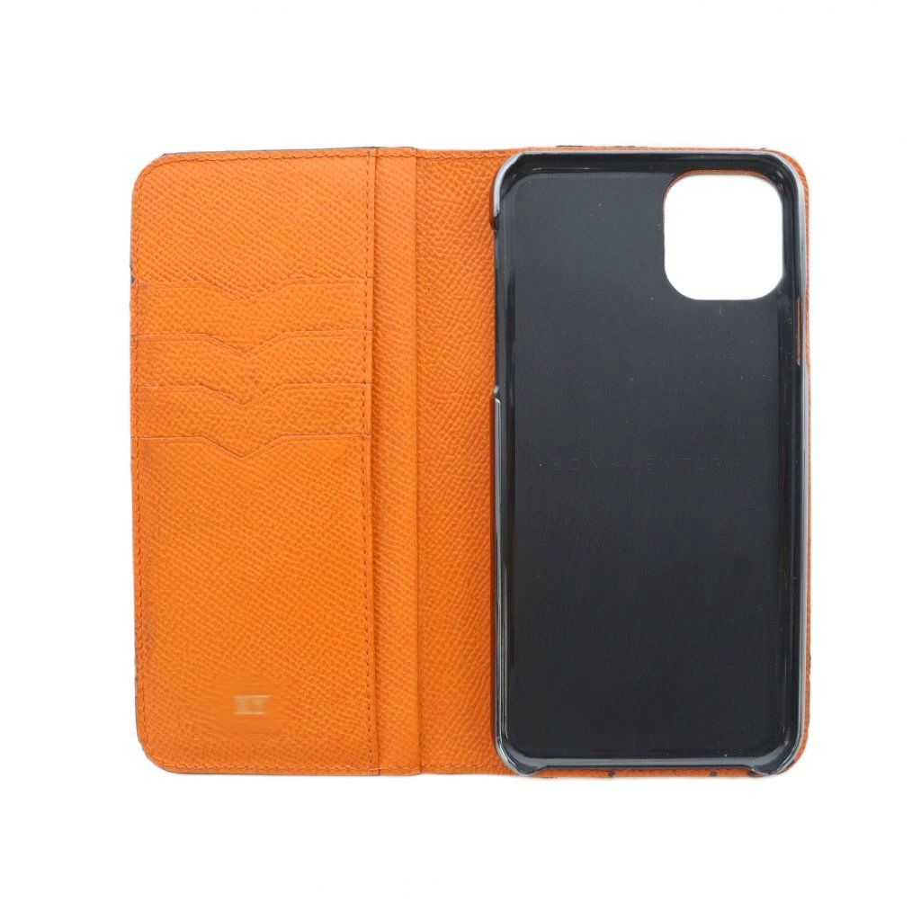 ボナベンチュラ BONAVENTURA iPhone11 pro max 手帳型ケース レザー 本