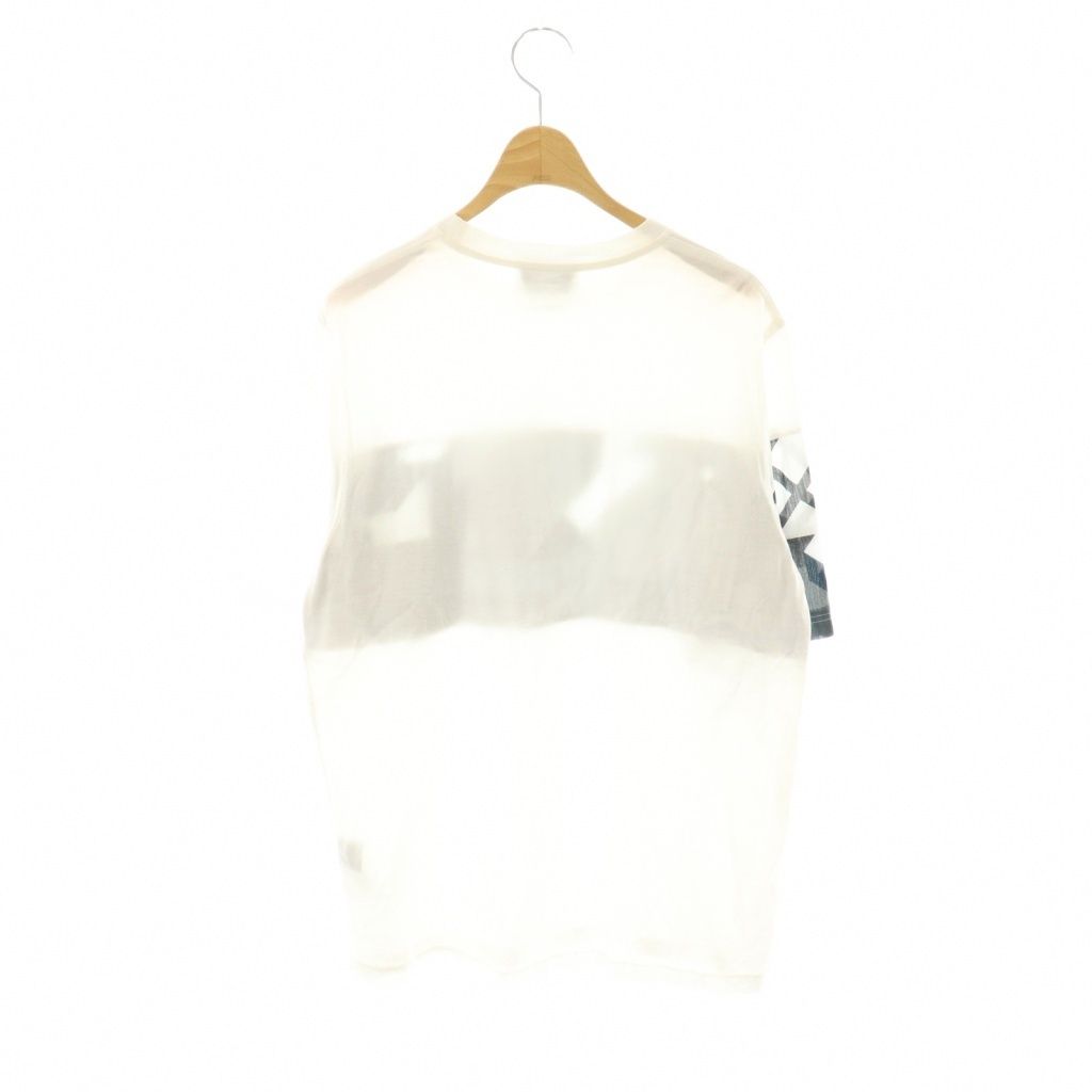 エルメス HERMES プリントポケットTシャツ カットソー 半袖 XS ホワイト HK OS