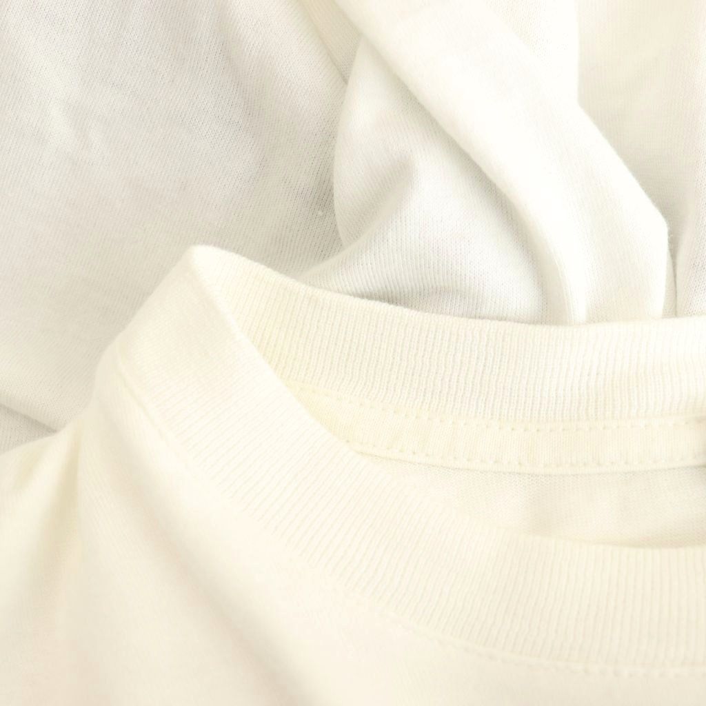  エルメス HERMES プリントポケットTシャツ カットソー 半袖 XS ホワイト HK OS 半袖(Tシャツ) Tシャツ カットソー