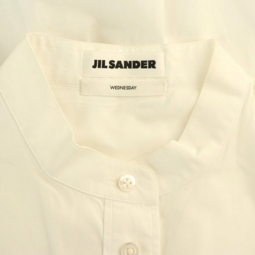 ジルサンダー JIL SANDER wednesday シャツ バンドカラー 長袖 34