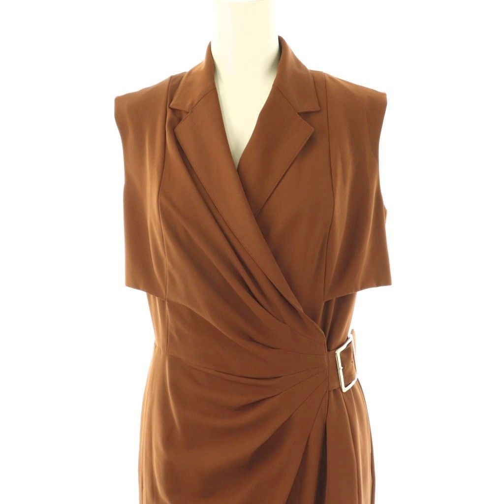 ローブブラン L'AUBE BLANC Side-buckle Drape Dress ワンピース