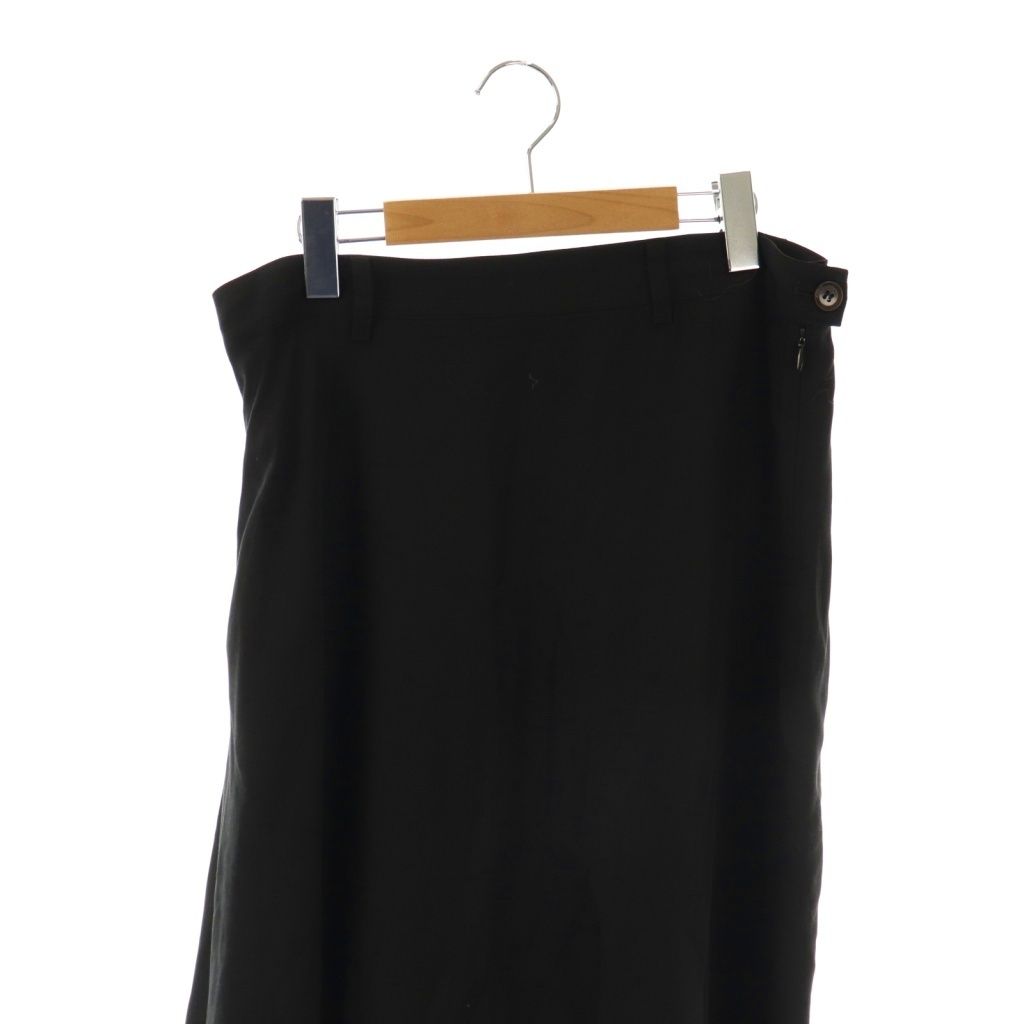 ワイズ Y's ヨウジヤマモト シルク混スカート 3 ブラック /DO □OS