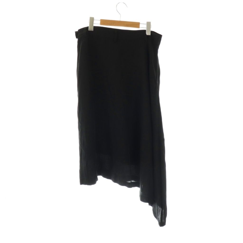 ワイズ Y's ヨウジヤマモト シルク混スカート 3 ブラック /DO □OS