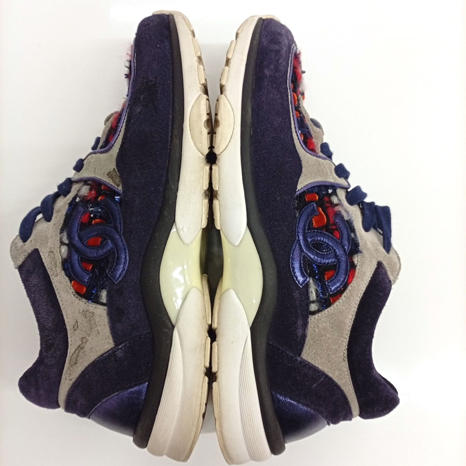 CHANEL シャネル スニーカー G34052 レディース サイズ38 1/2 ココ