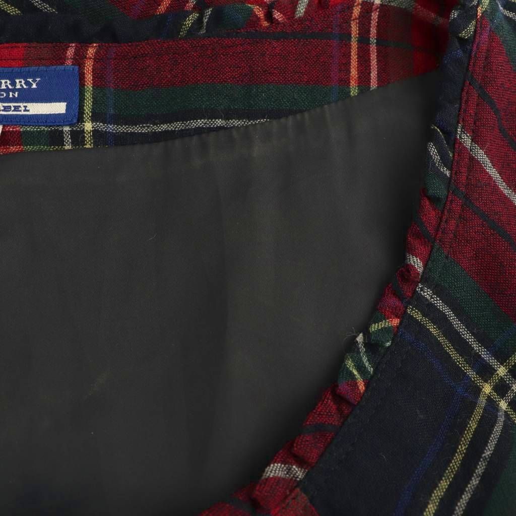 バーバリーブルーレーベル BURBERRY BLUE LABEL 半袖 チェックフリル