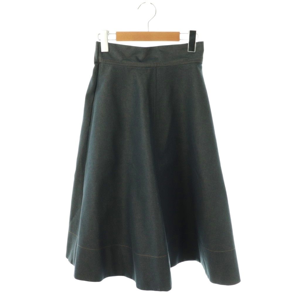 マーリエパーエフデ Maglie par ef-de デニムフレアスカート ロング 7