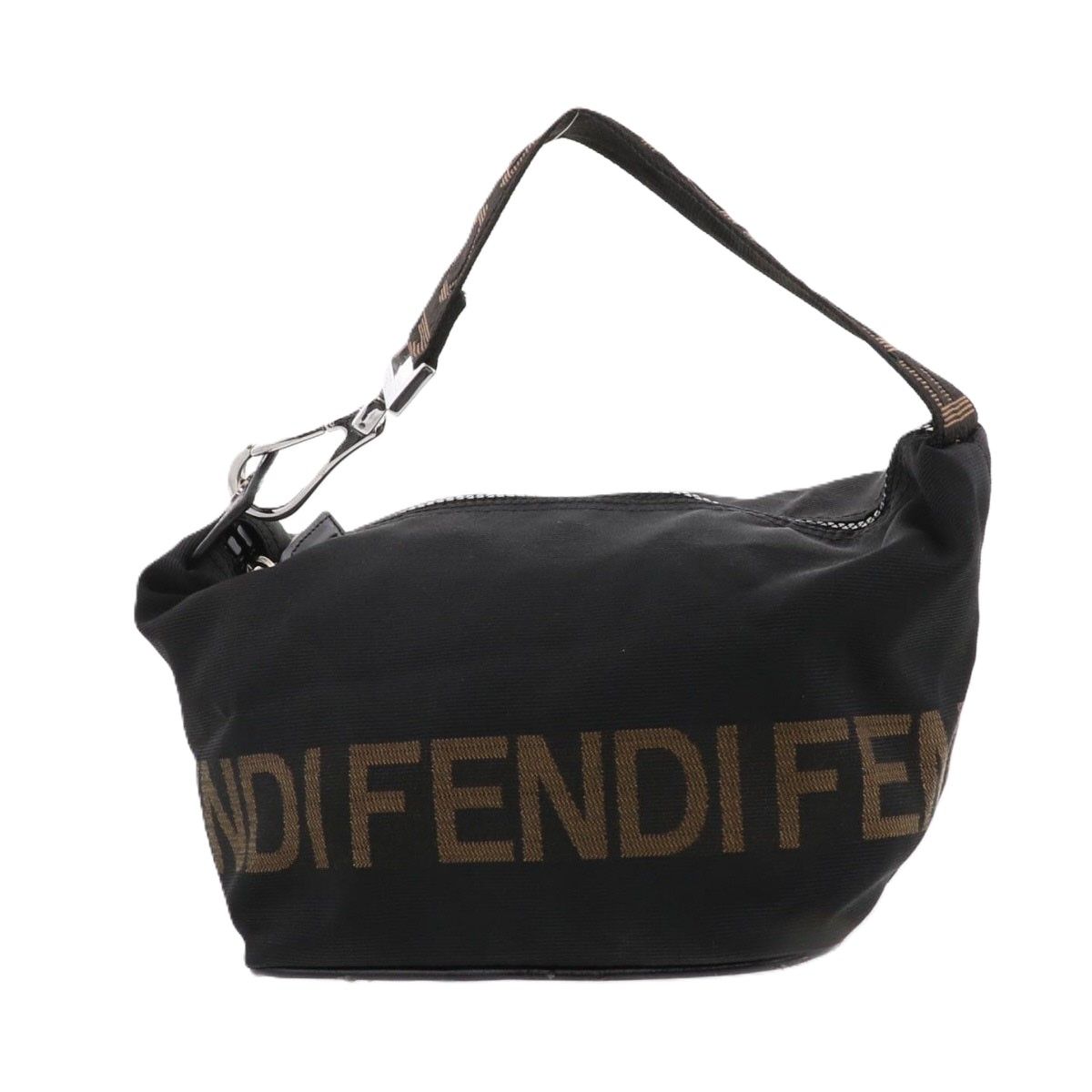 FENDI フェンディ キャンバス ポーチ ハンドバッグ レディース