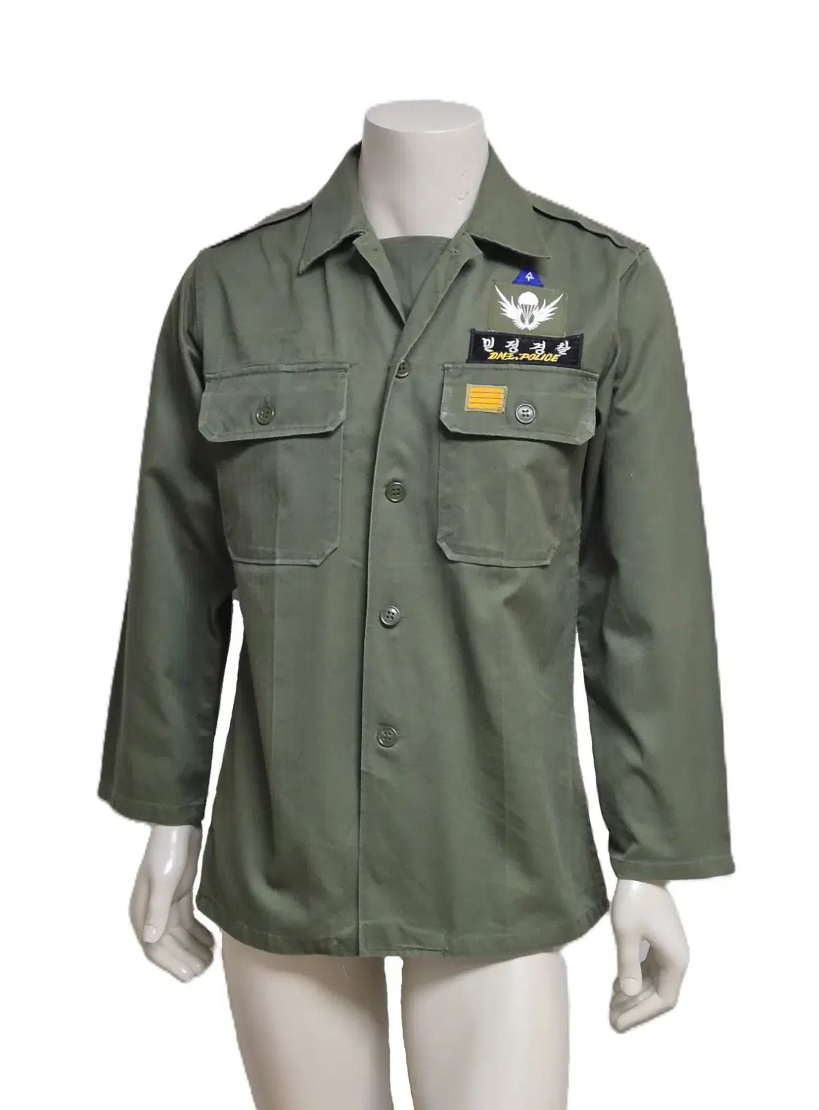 ミリタリー 旧モデル 民政警察 軍曹 無地 軍服 トップス ジャケット L