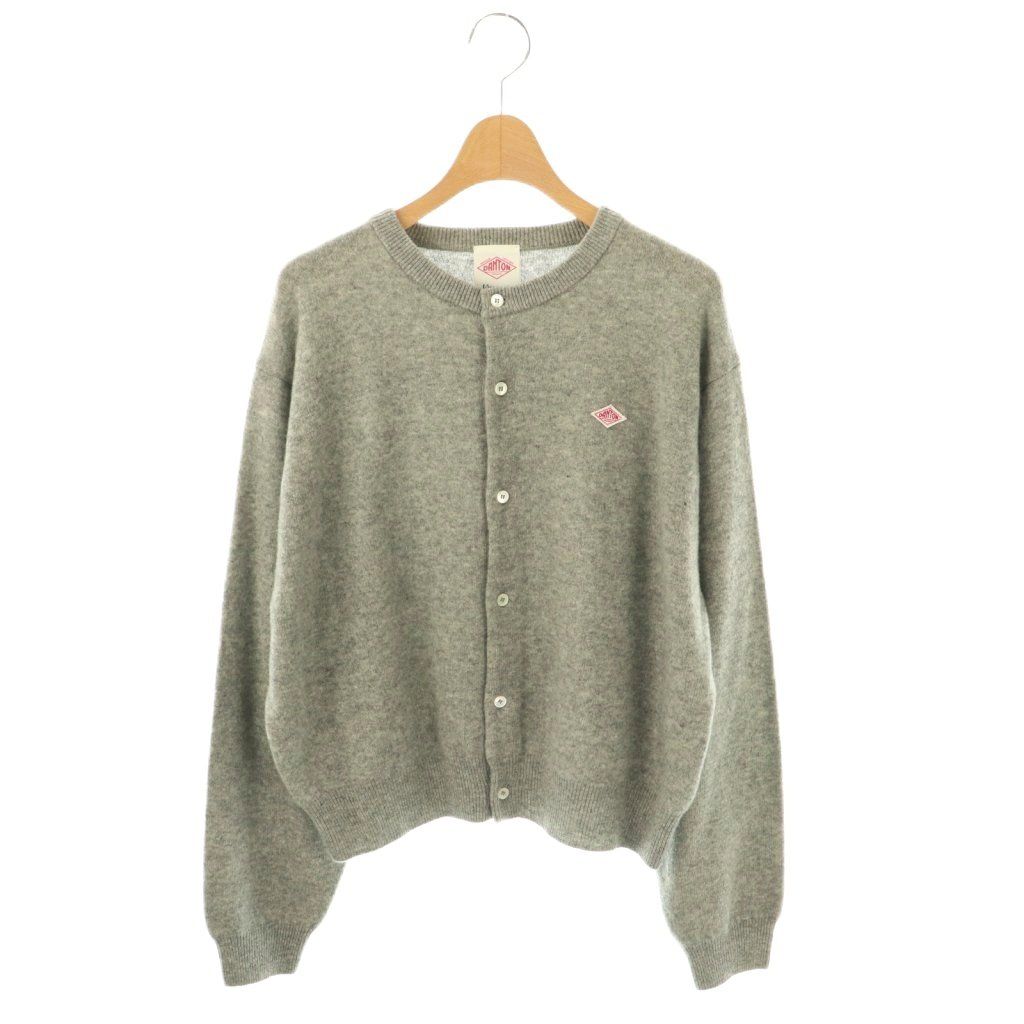 ダントンDANTON クルーネック ニットカーディガン(グレー)36 ダントンDANTON クルーネック ニットカーディガン(グレー)36 ダントン