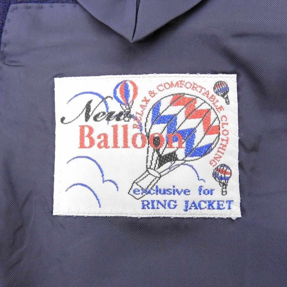 RING JACKET リングヂャケット ニューバルーン ウール100 テーラード