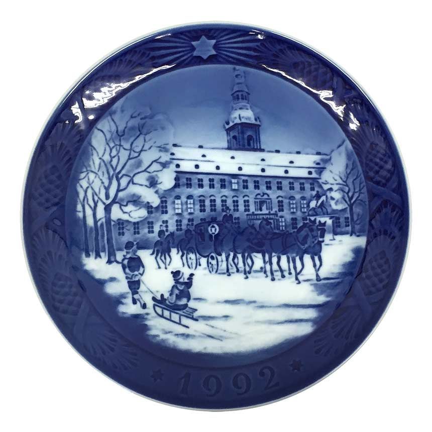 新品　ロイヤルコペンハーゲン　1992年度　クリスマス　イヤープレート　限定品 ROYAL COPENHAGEN ロイヤルコペンハーゲン イヤープレート 1992年 THE