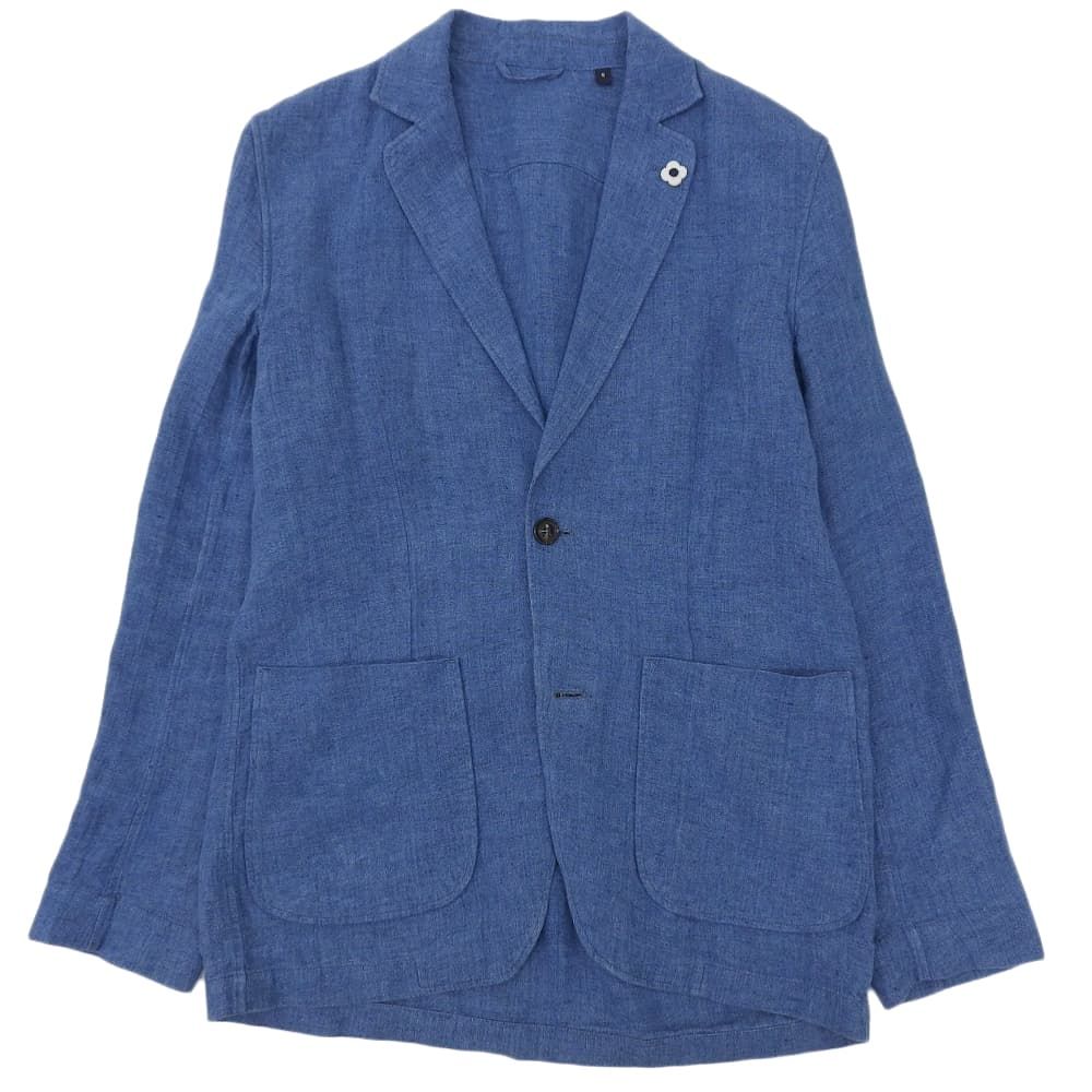 LARDINI ラルディーニ 美品 AMAアマ リネンソリッド2Bライトジャケット