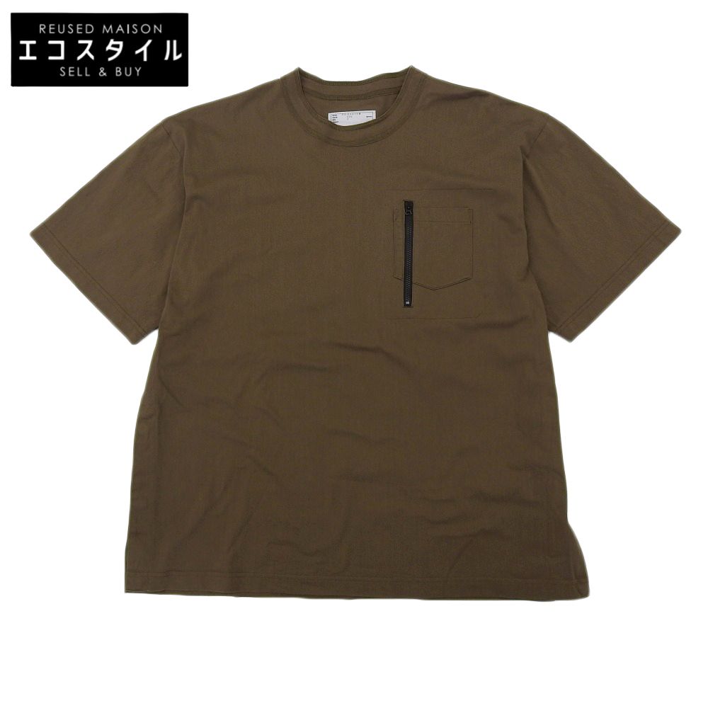sacai サカイ 美品 Cotton Jersey T-Shirt Tシャツ トップス メンズ