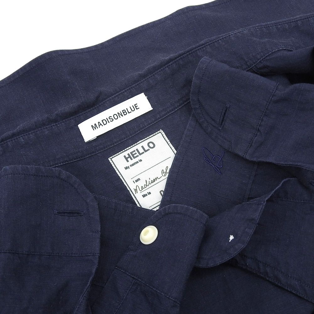MADISONBLUE マディソンブルー ハンプトンシャツ　定番　近年モデル HAMPTON BACK SATIN SHIRT | SHIRT/BLOUSE | MADISONBLUE
