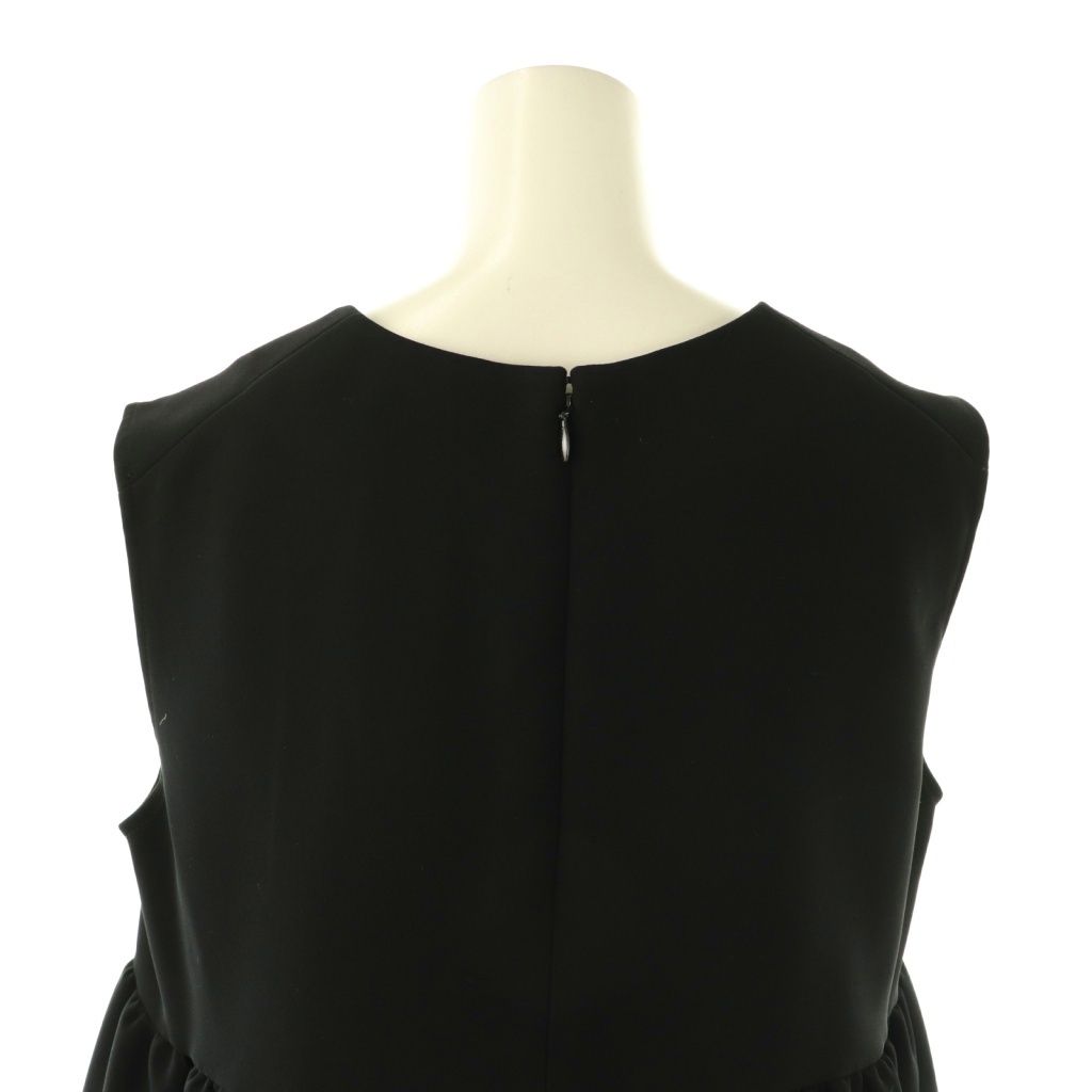 ヨーコチャン YOKO CHAN バックフレア VネックAラインブラウス