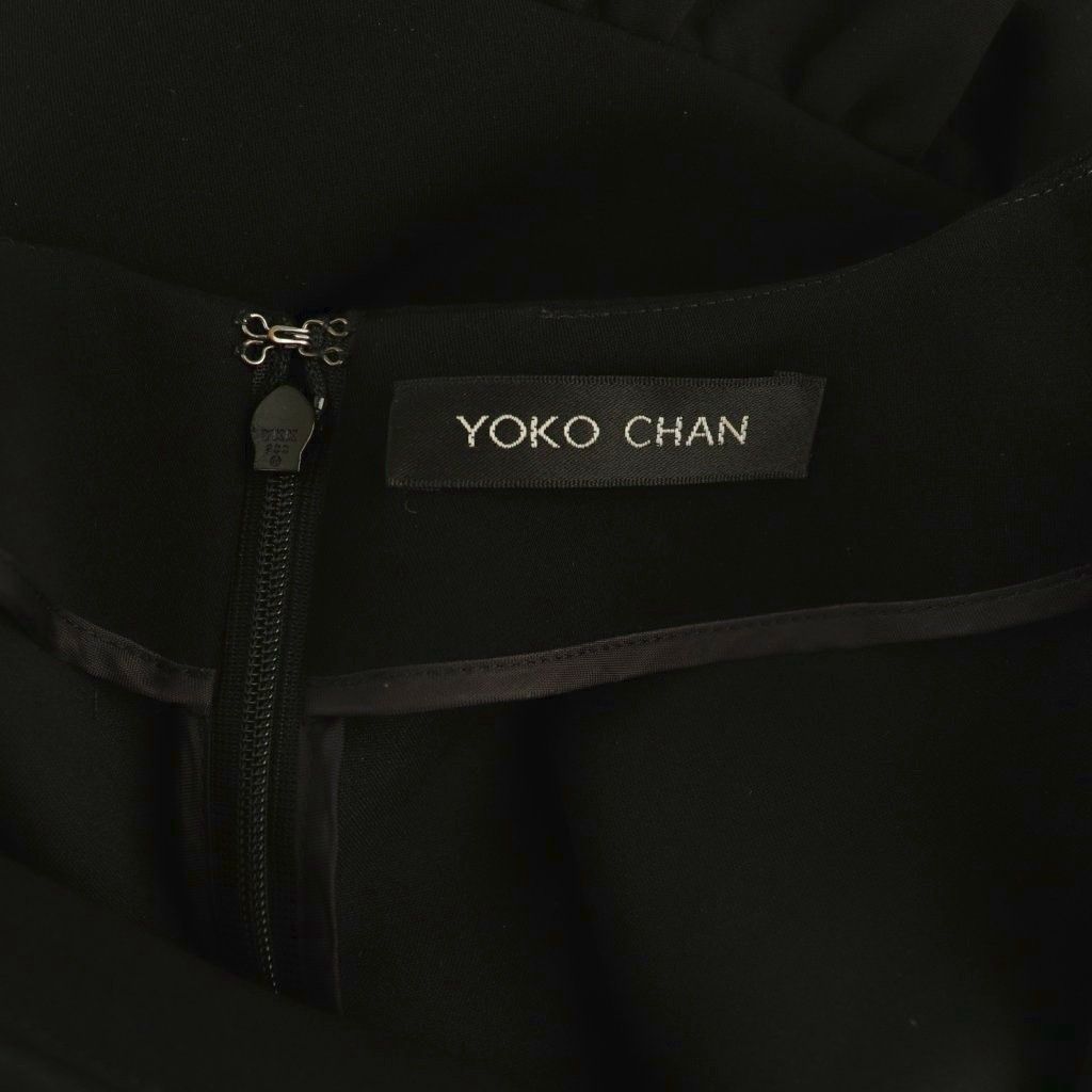 ヨーコチャン YOKO CHAN バックフレア VネックAラインブラウス