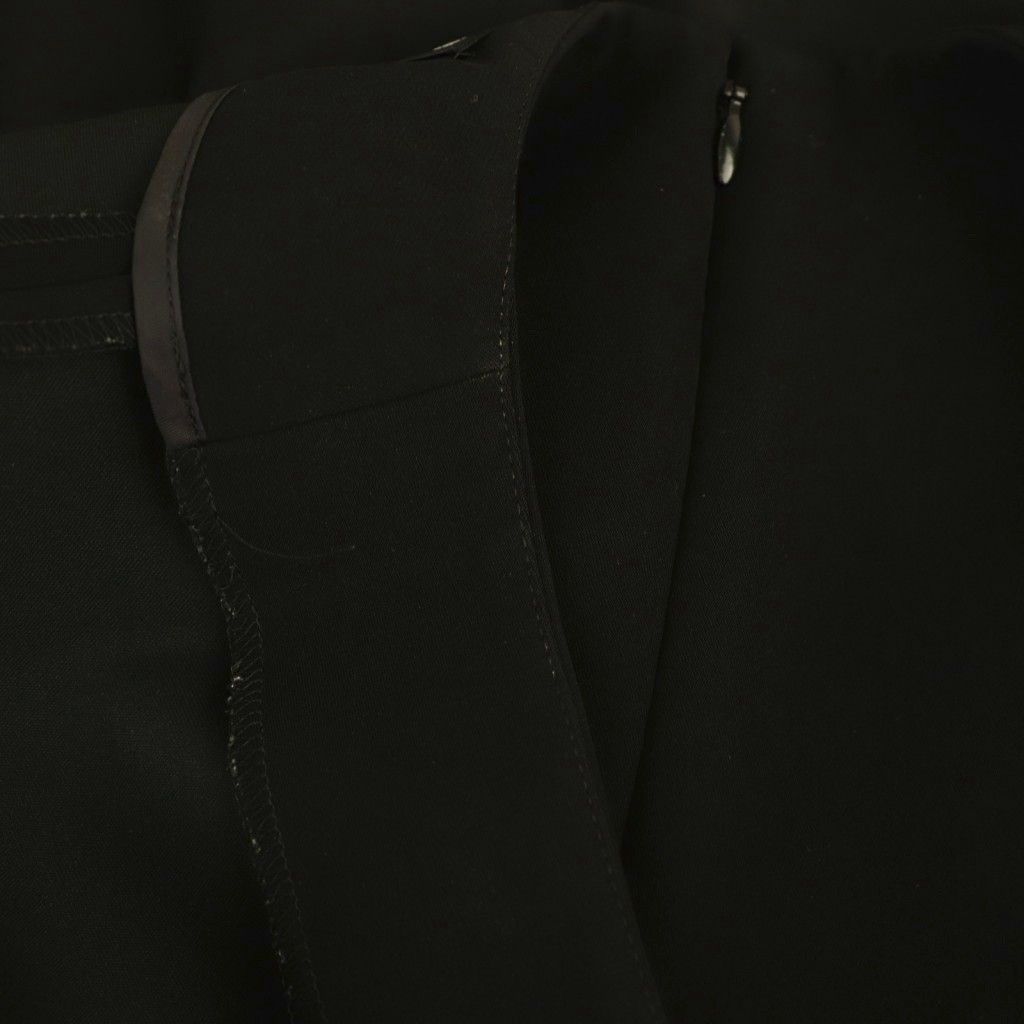 【美品】yoko chan バックフレアブラウス　ブラック ヨーコチャン YOKO CHAN バックフレア VネックAラインブラウス