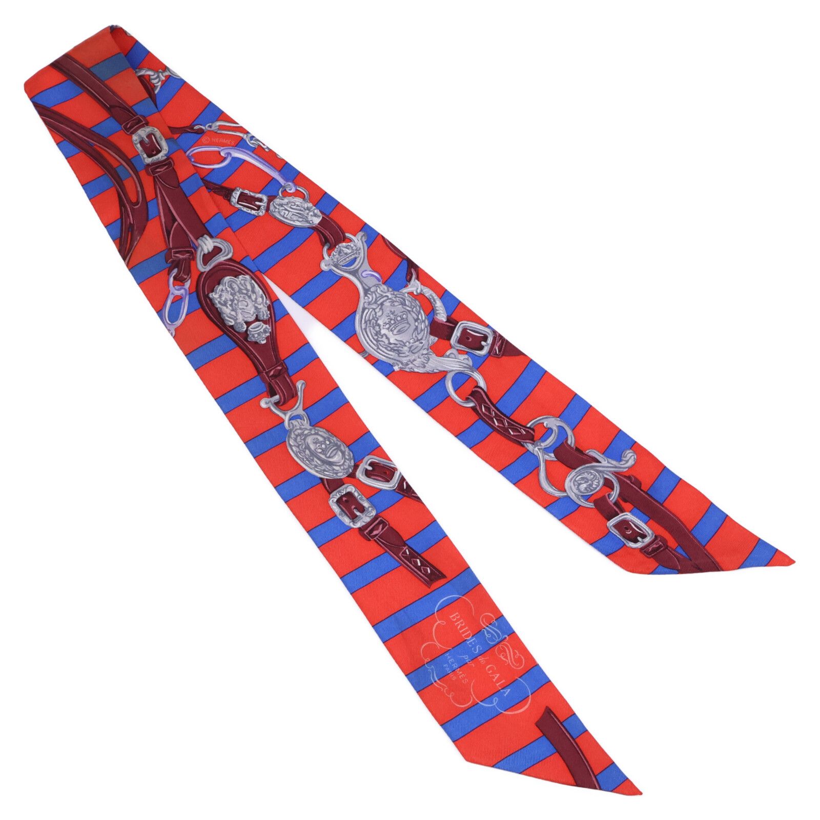 HERMES　エルメス　BRIDES de GALA 　式典用馬勒　ツイリー HERMES エルメス BRIDES de GALA 式典用馬勒 シルク ツイリー - メルカリ